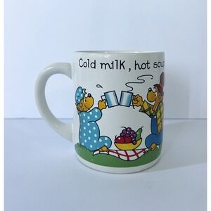 Berenstain Bears Coffee Mug 1987 Princess House - Cold Milk, Hot Soup, Ice Cream